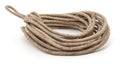 Coiled old rope Royalty Free Stock Photo