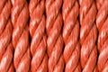 Coiled Red Rope Background Royalty Free Stock Photo