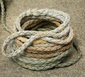 Coiled rope Royalty Free Stock Photo
