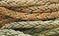 Coiled rope detail Royalty Free Stock Photo