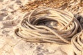 Coiled rope Royalty Free Stock Photo