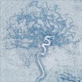 Coiling of the cerebral aneurysm, angiography