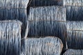 Coils metal stack wire Royalty Free Stock Photo