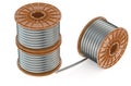 Coils of steel wires Royalty Free Stock Photo