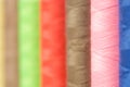 Coils with threads Royalty Free Stock Photo