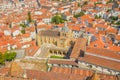 Coimbra Cathedral aerial