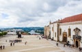 View of University. PaÃÂ§o das Escolas, the Old University Velha Universidade, Coimbra, Portugal Royalty Free Stock Photo