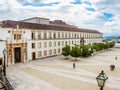 View of University. PaÃÂ§o das Escolas, the Old University Velha Universidade, Coimbra, Portugal Royalty Free Stock Photo