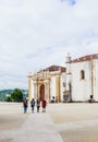 View of University. PaÃÂ§o das Escolas, the Old University Velha Universidade, Coimbra, Portugal Royalty Free Stock Photo