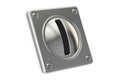 Coin Acceptor for reception of payments, 3D rendering Royalty Free Stock Photo
