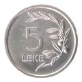 Coin Albanian Lek