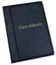 Coin Album for Coins and Banknote Money Collection Royalty Free Stock Photo