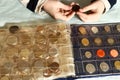 Coin album numismatic collection