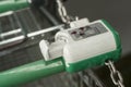 coin burglar on supermarket trolleys alignment