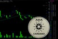 Coin cryptocurrency Cardano