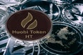Coin cryptocurrency HT against the main alitcoins. Huobi token