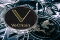 Coin cryptocurrency VeChain against the main alitcoins. VET coin.