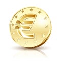 Coin Golden Euro