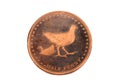 A coin from Gough Island Royalty Free Stock Photo