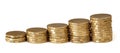 Coin Graph Royalty Free Stock Photo