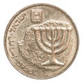 Coin Israel agorot Royalty Free Stock Photo