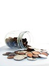 Coin jar money Royalty Free Stock Photo