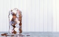 Coin Jar Royalty Free Stock Photo