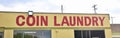 Coin Laundry Business Sign Royalty Free Stock Photo