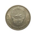 Coin of Mongolia 10 menge Royalty Free Stock Photo