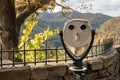 Coin operated binoculars at Hawks Nest Royalty Free Stock Photo