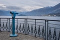 Coin-operated tower viewer, Bellagio, Italy