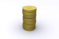 Coin Stack 3 Royalty Free Stock Photo