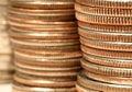 Coin Stacks Royalty Free Stock Photo