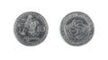 Coin 10 tetri GEL. Republic of Georgia Royalty Free Stock Photo