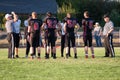 Coin Toss at Beginning of Football Game