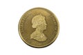 A coin from Tristan Da Cunha