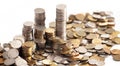 Coins background Royalty Free Stock Photo