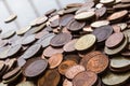 Coins background cents