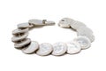 Coins bracelet Royalty Free Stock Photo