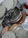 Coins closeup