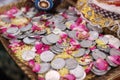 Coins Dowry Royalty Free Stock Photo