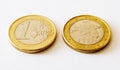 Coins of Estonia. One euro Royalty Free Stock Photo