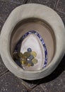 Coins in a hat