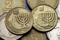 Coins of Israel Royalty Free Stock Photo