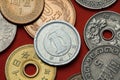 Coins of Japan Royalty Free Stock Photo