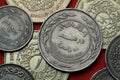 Coins of Jordan Royalty Free Stock Photo