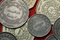 Coins of Jordan Royalty Free Stock Photo