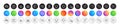 Coins, Loan percent and Resume document line icons. For web app, printing. Round icon buttons. Vector