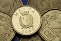 Coins of Malta Royalty Free Stock Photo