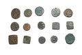 Coins of Malwa Sultans India Royalty Free Stock Photo